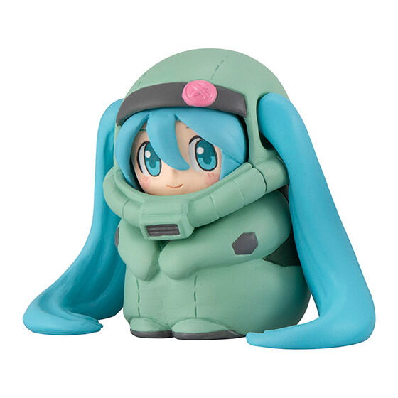 Gundam × Hatsune Miku Figure Collection Full Set of 4 Gashapon Japan P-133
