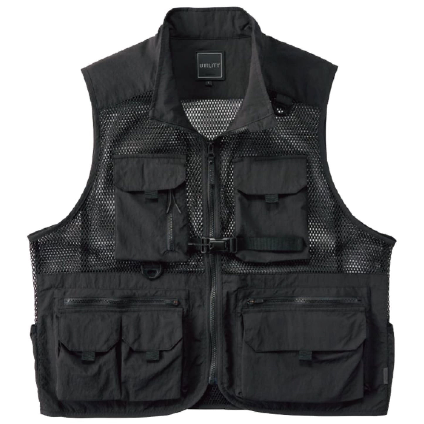 Lightweight Multi-Pocket Fishing Vest for Fly Fishing & Outdoor Use