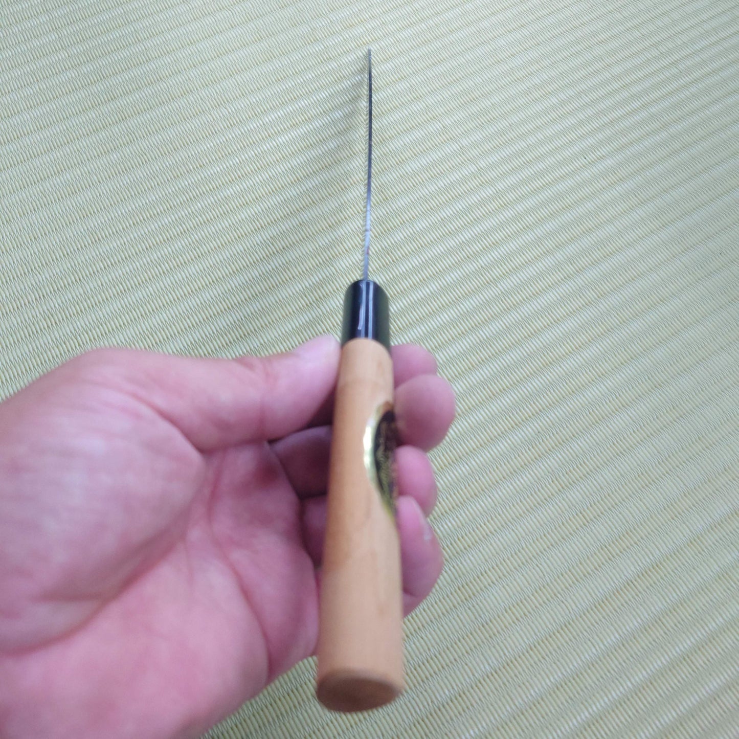 Sale! Tetsuhiro Japanese Yanagi Knife Black Blade Used Kitchen Japan Sasimi F-258