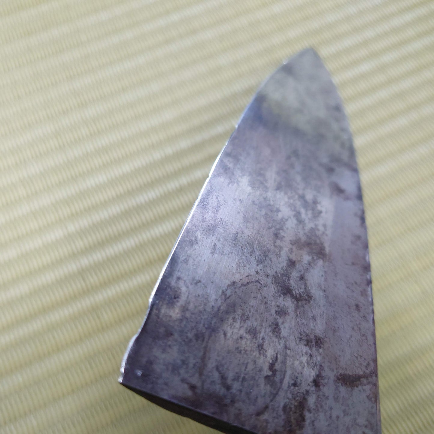 Sale! Tsuneyoshi Japanese Used Deba Kitchen Knife Black Blade Sasimi Sushi F-268