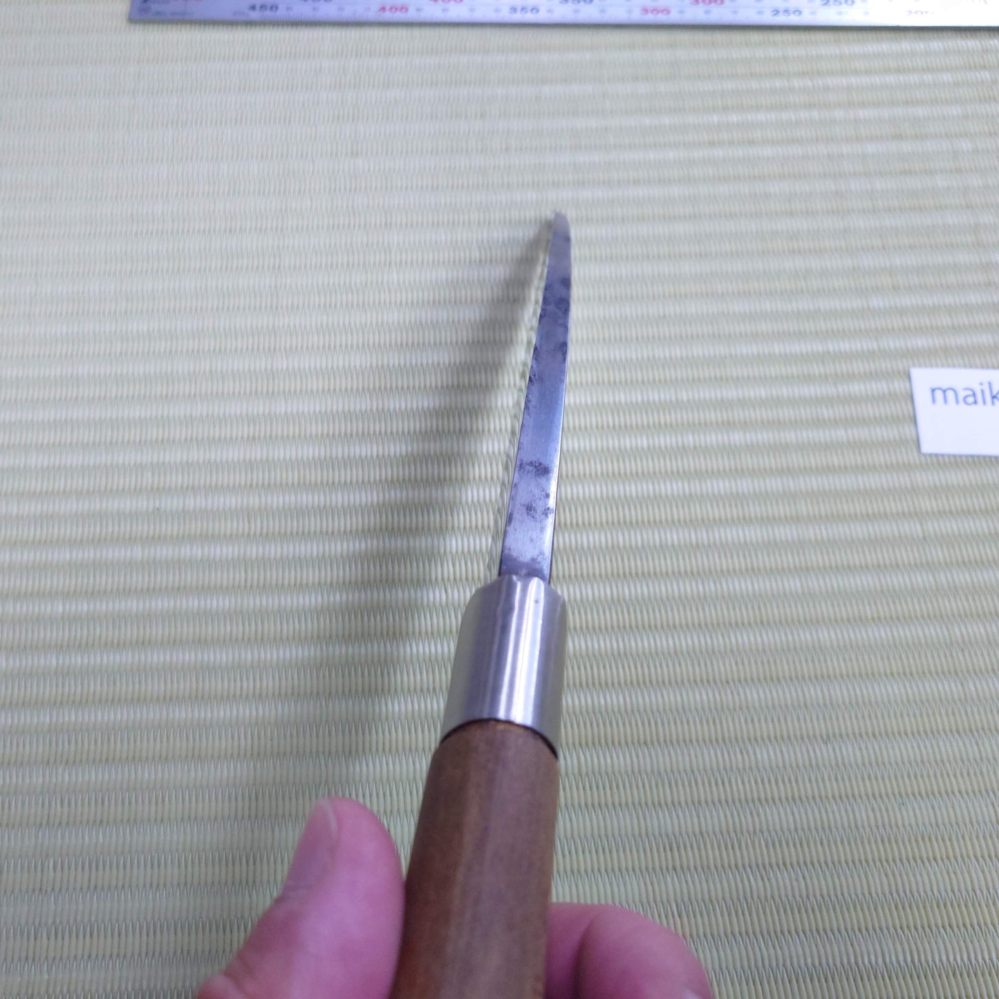 Sale! Tsuneyoshi Japanese Used Deba Kitchen Knife Black Blade Sasimi Sushi F-268