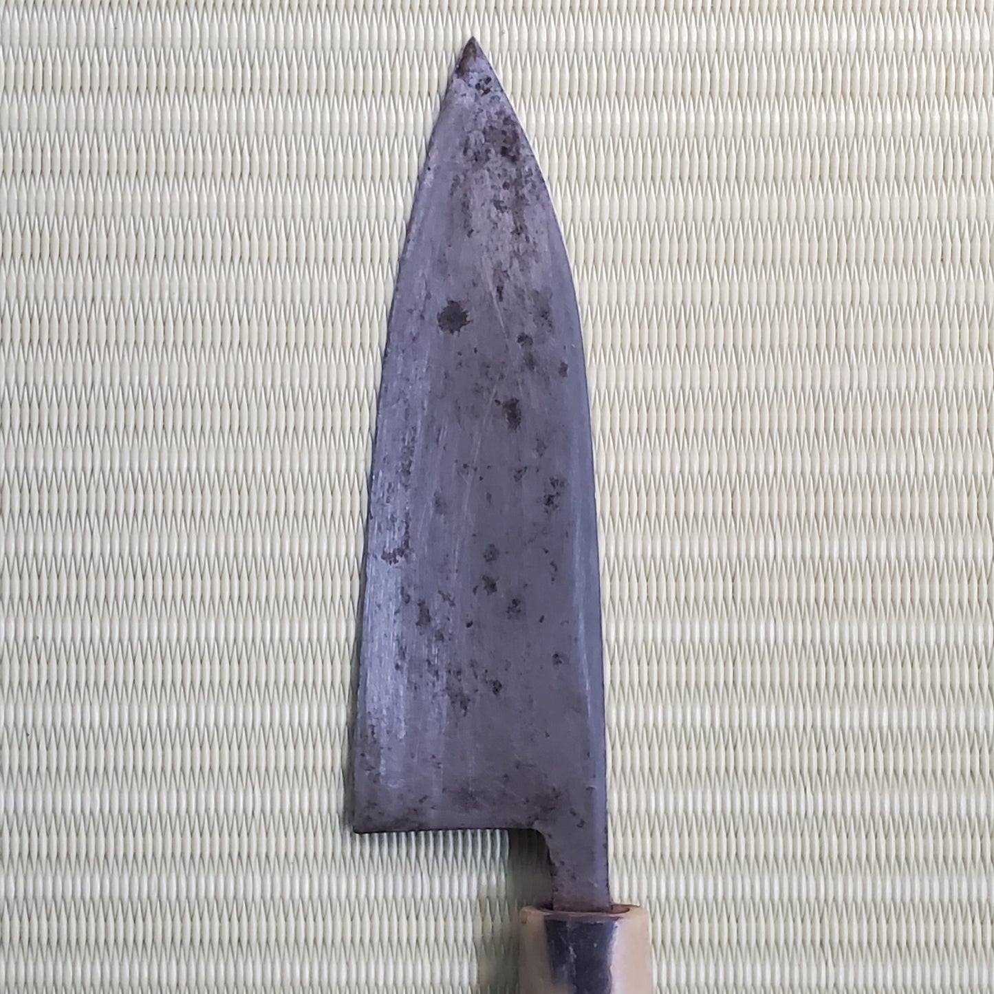 Kyuuji Deba Japanese Used Kitchen Knife 150mm Single Bevel Sushi Sashimi F-270