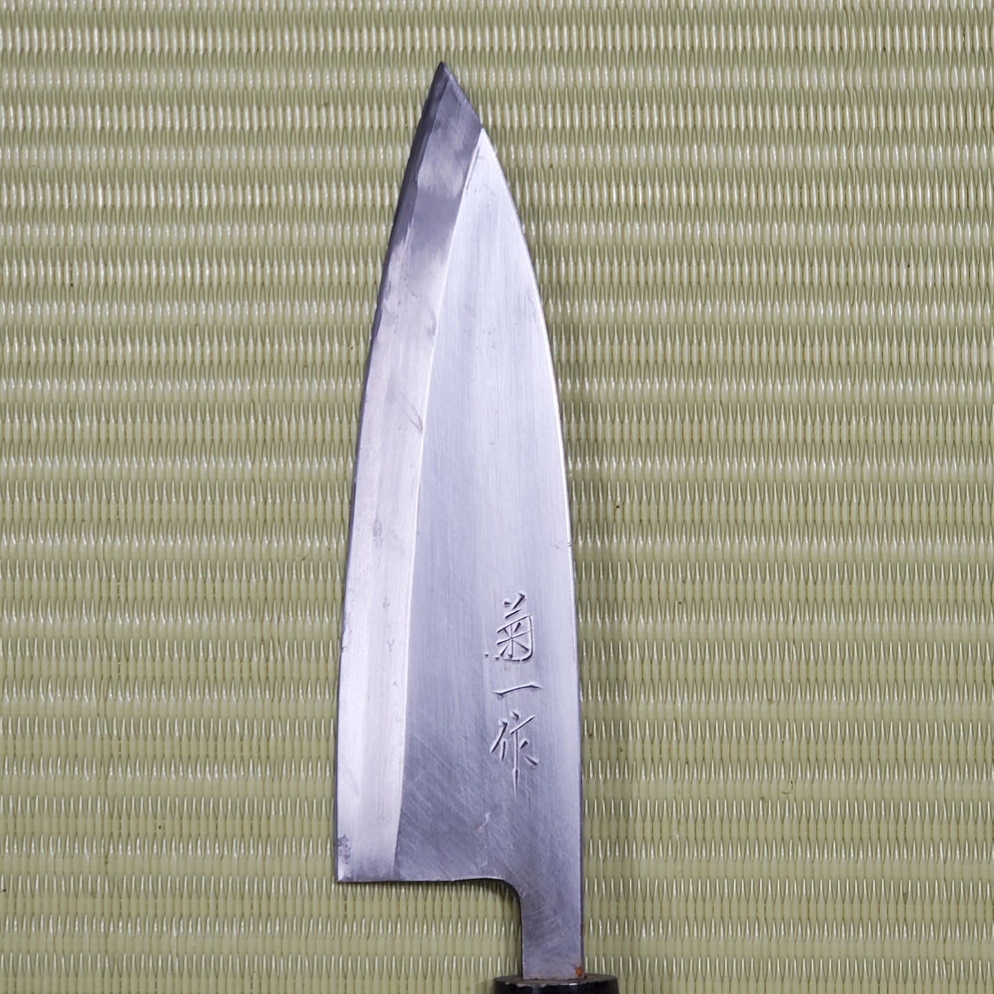 Rale! Left-Handed Kikuichi Used Deba Knife 155mm Sharpened Made in Japan F-274
