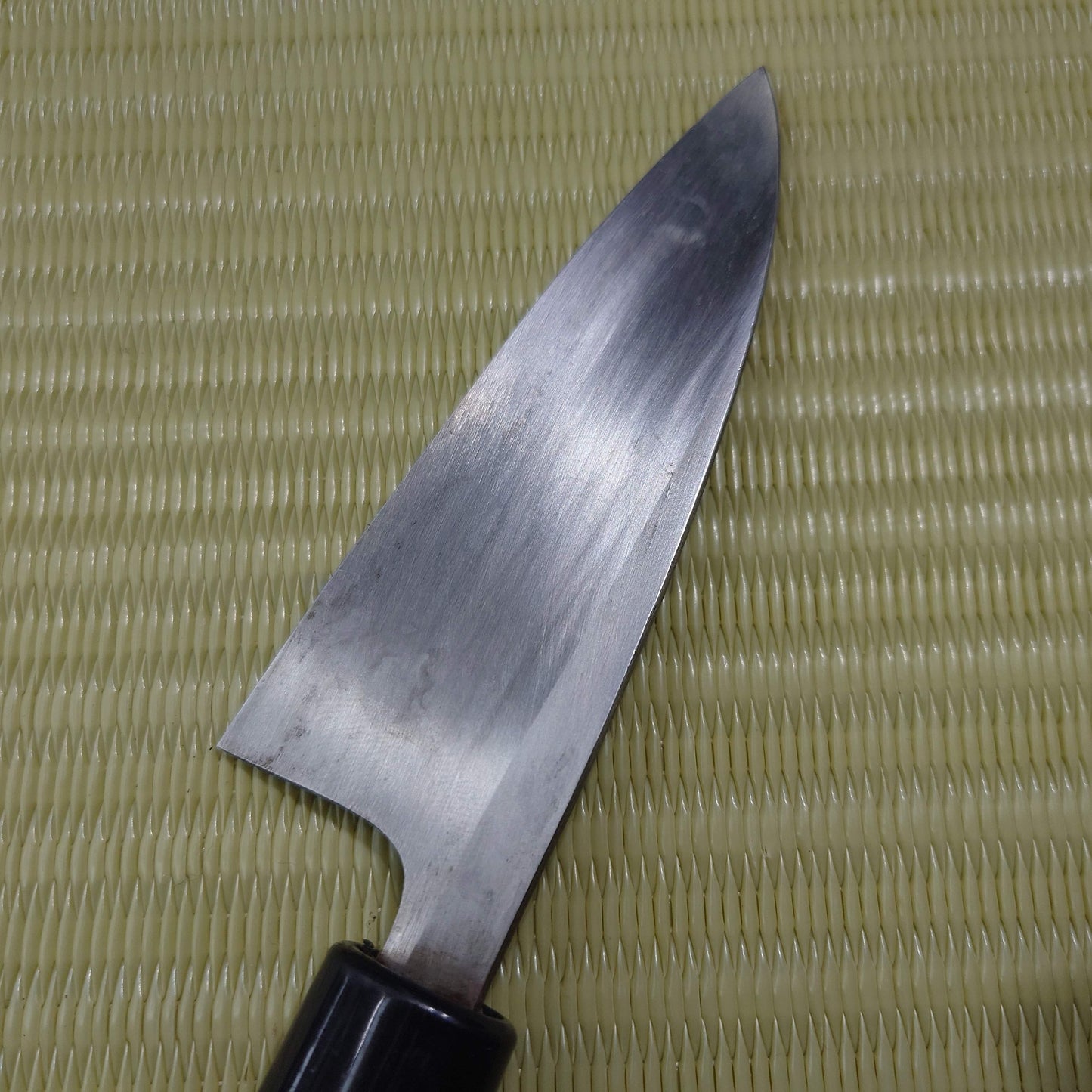 Japanese Deba Ajikiri Knife 105mm Compact Size Hammered Single Bevel F-275