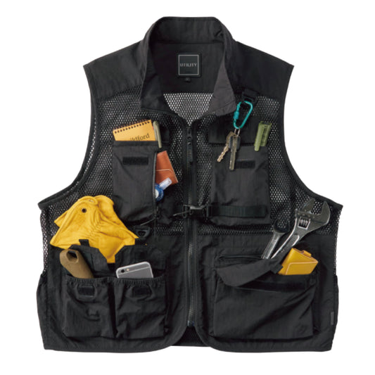 Lightweight Multi-Pocket Fishing Vest for Fly Fishing & Outdoor Use