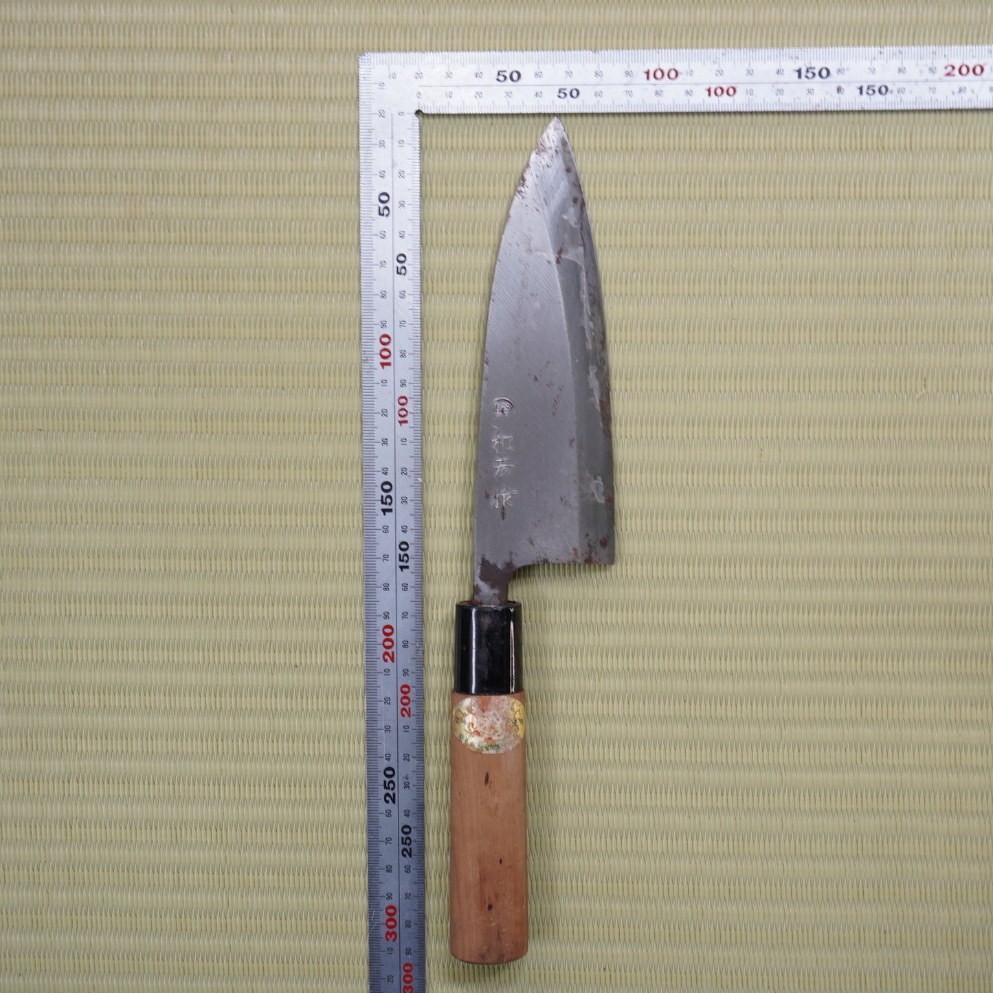 5pc Japanese Sakai Deba Knife Lot Famous Brands Vintage Sushi F-296