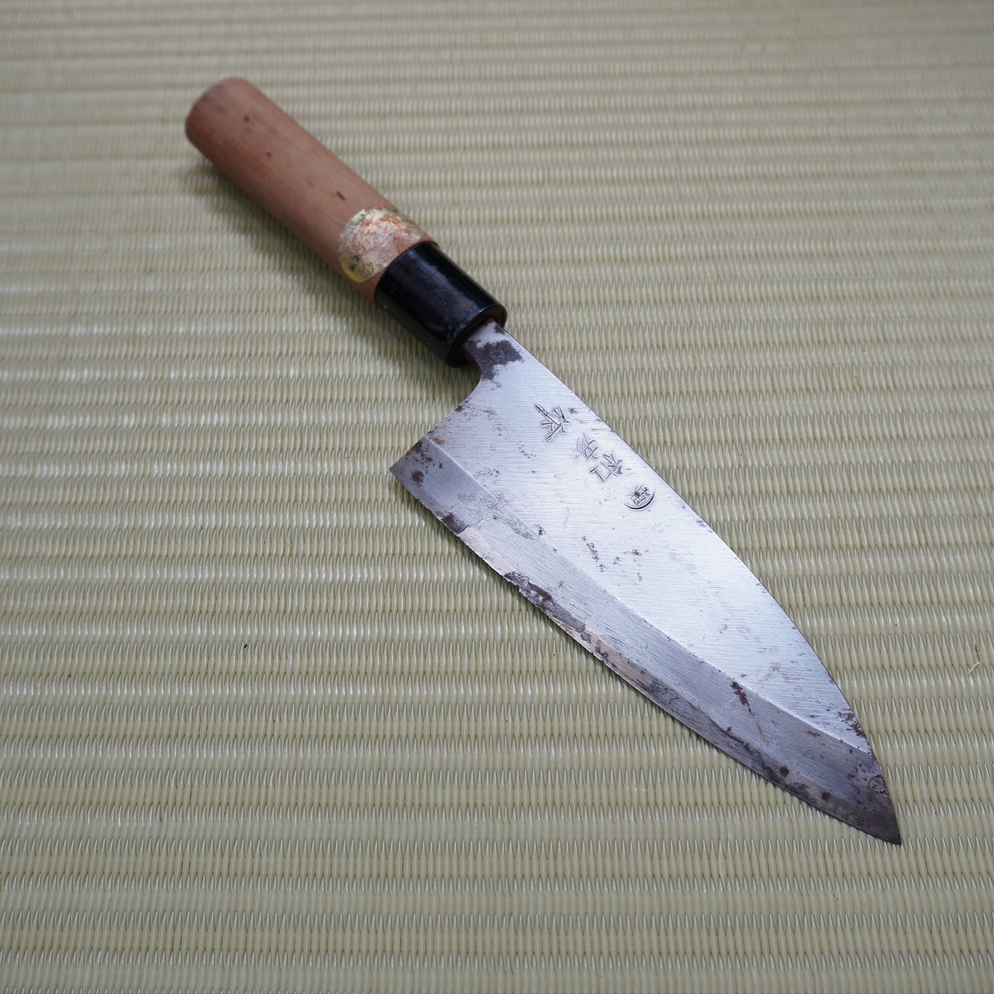 5pc Japanese Sakai Deba Knife Lot Famous Brands Vintage Sushi F-296