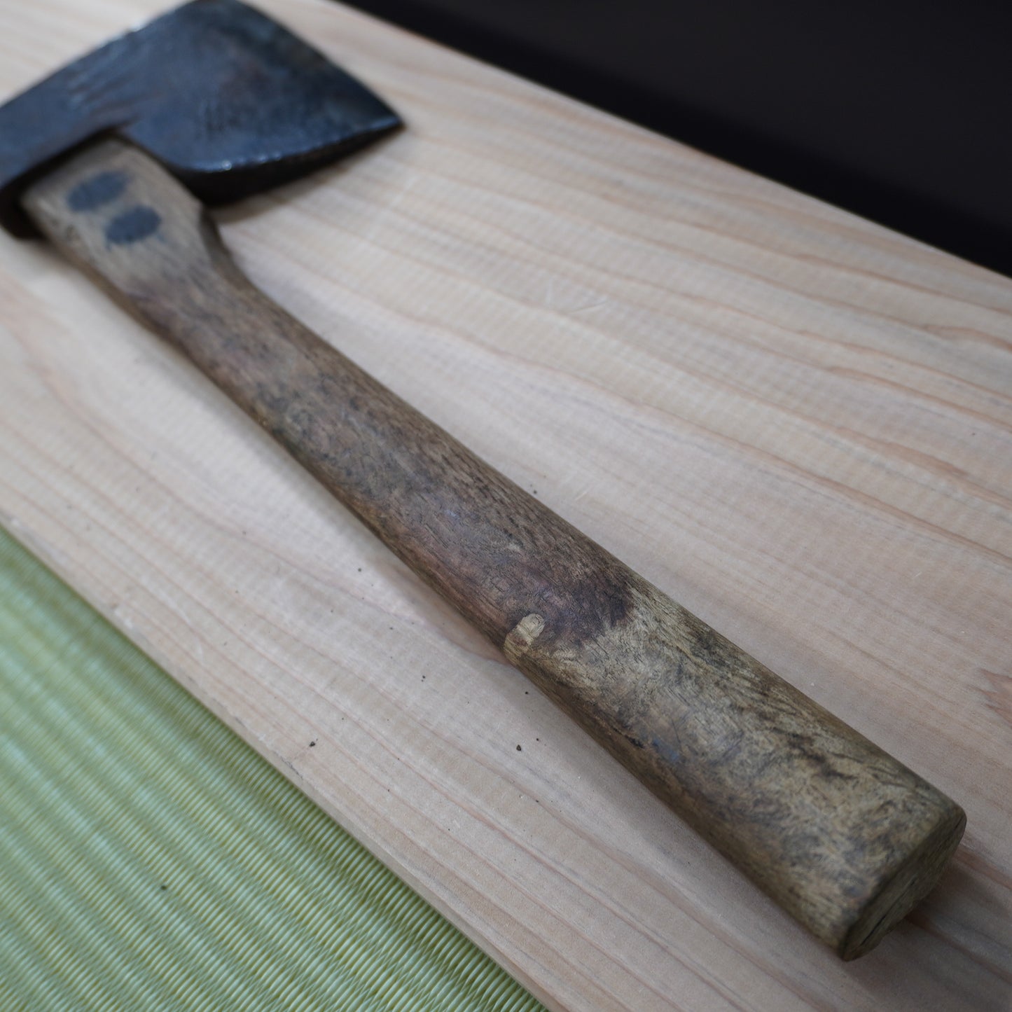 Vintage Japanese Axe Double Edge 115mm Blade 370mm Long F-301