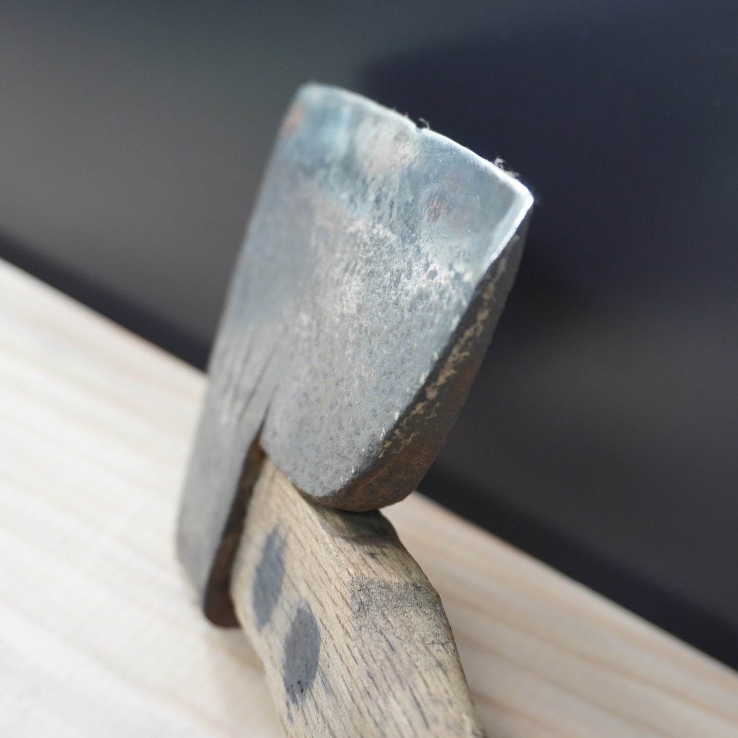 Vintage Japanese Axe Double Edge 115mm Blade 370mm Long F-301