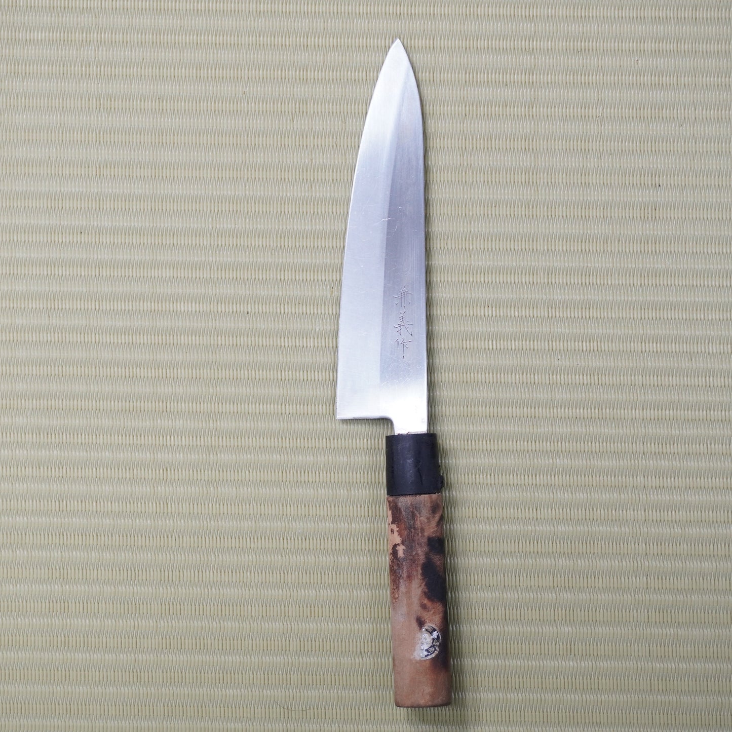 Kaneyoshi Gyuto Vintage Knife 185mm Lightweight Signed High-Quality Japan F-310