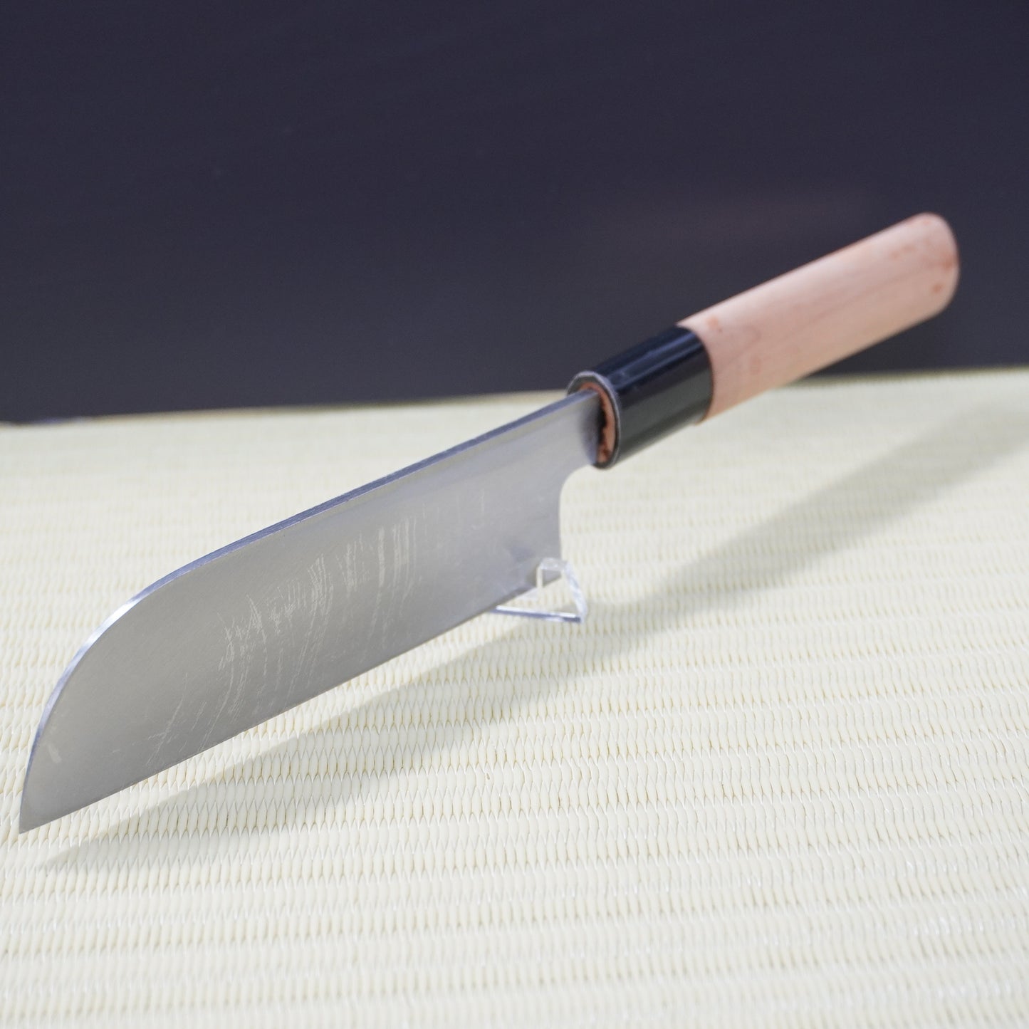 Sadamune Deba Kitchen Knife 140mm Signed Vintage Lightweight Japan Blade F-318