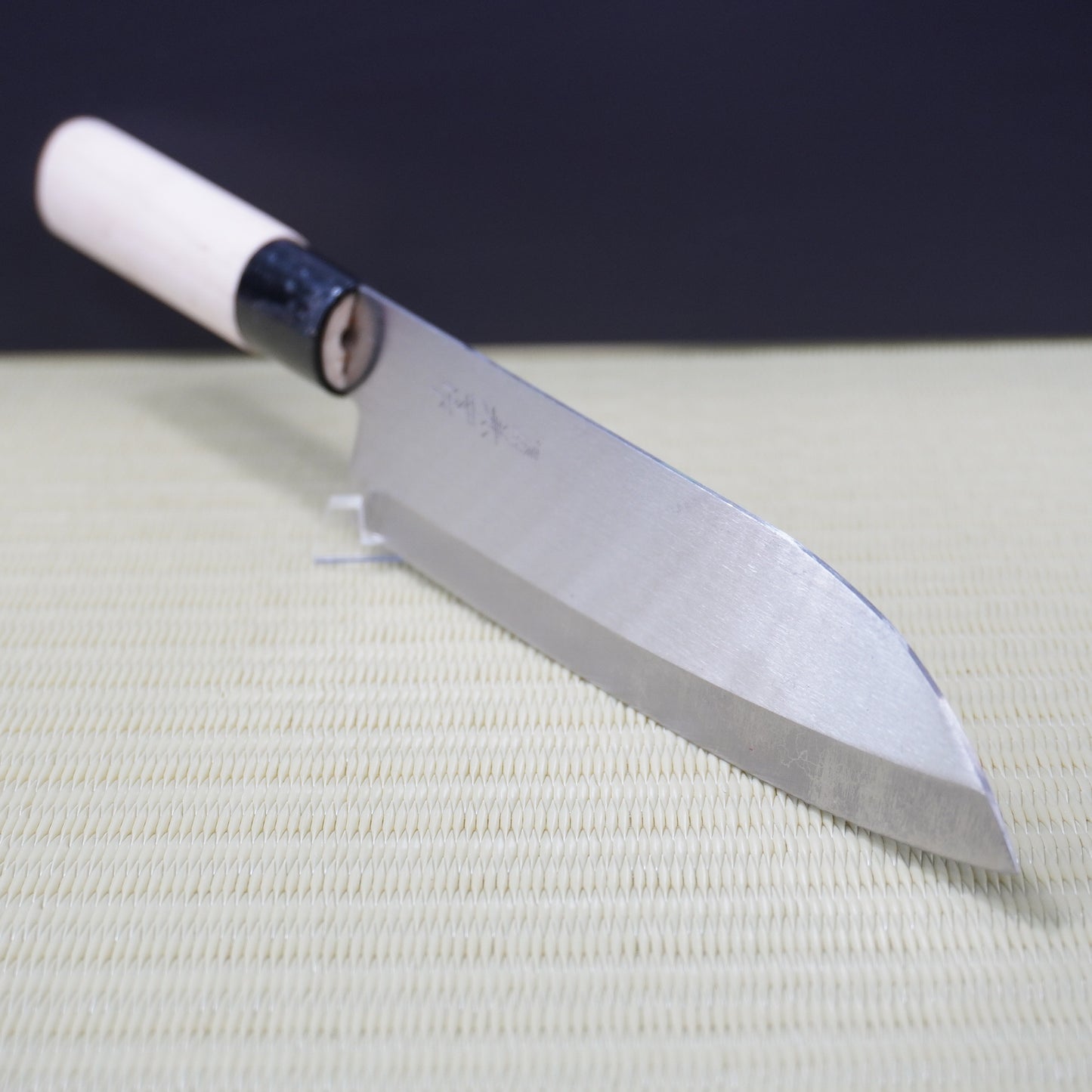 Noshu Kanemori Santoku Knife 170mm Signed Japan Lightweight Excellent F-324