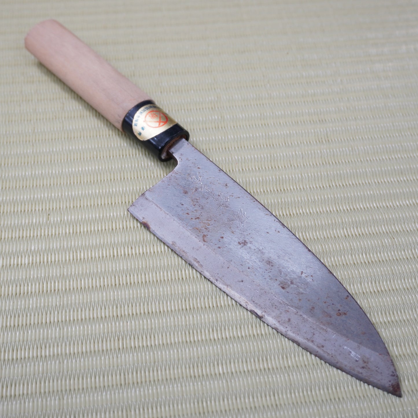 Sakai Kanefusa Deba Knife 155mm Signed Vintage Japanese High-Quality Blade F-325