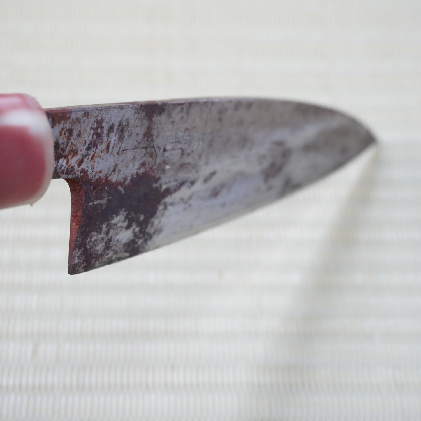 Jubei Deba Knife 140mm Signed Japan Vintage Lightweight High Quality Blade F-330