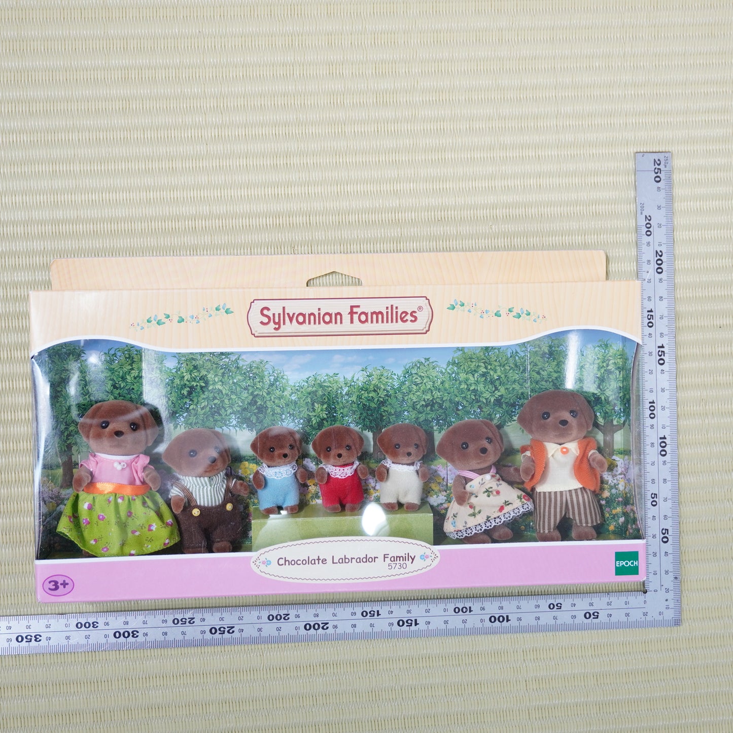Sylvanian Families Chocolate Labrador Family 5730 Calico Critters Japan New