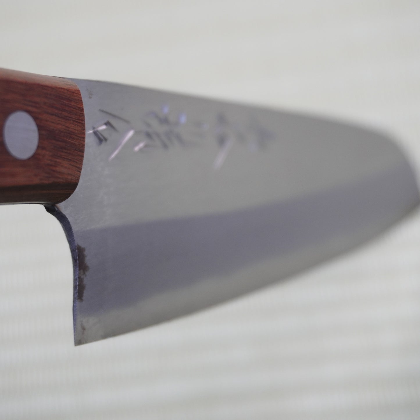 Kyoto Used Japanese Santoku Knife 165mm High Quality Blade Vintage Boxed F-342