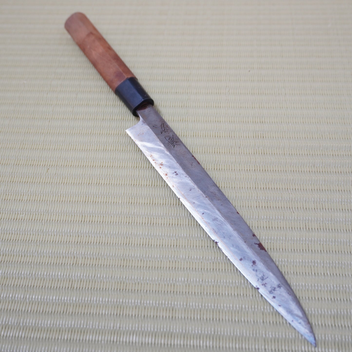 Tametsugu Used Japanese Yanagiba Knife 200mm Lightweight Sashimi Blade F-345