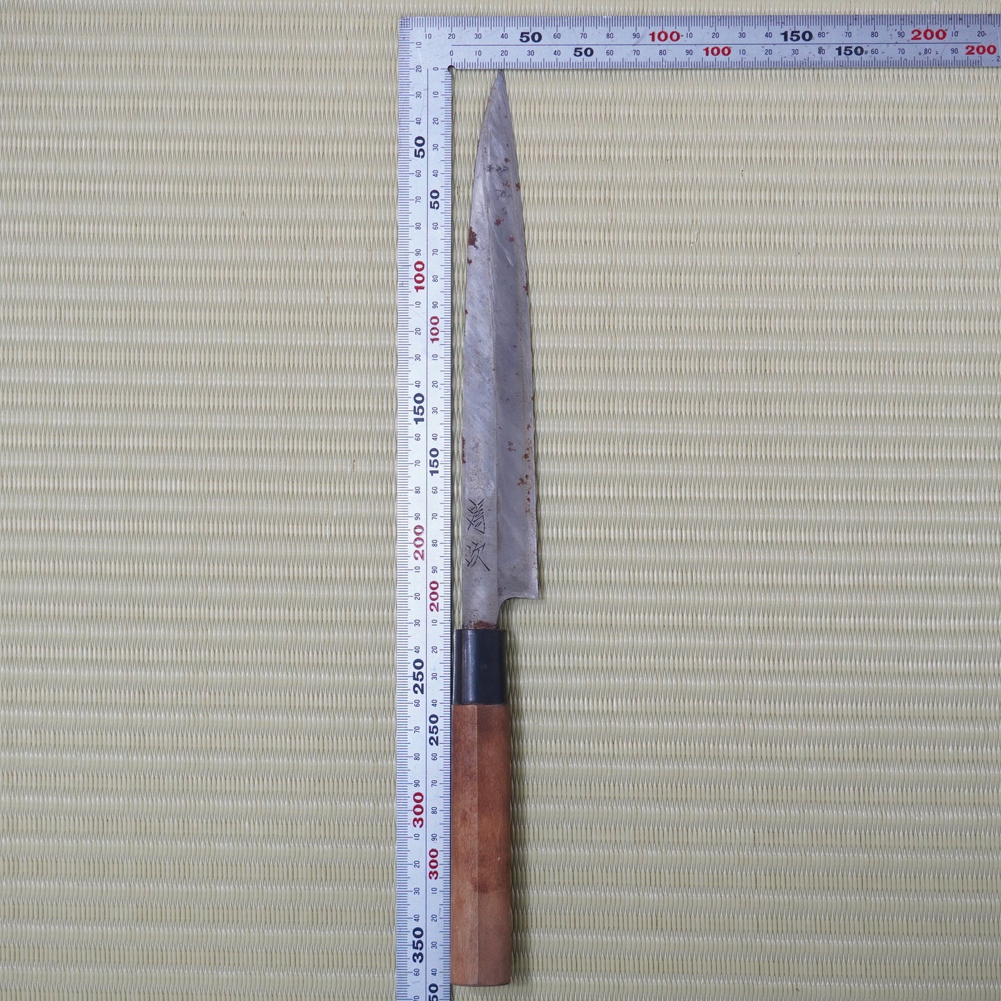 Tametsugu Used Japanese Yanagiba Knife 200mm Lightweight Sashimi Blade F-345