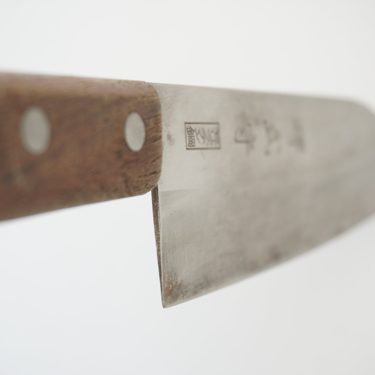 Sakai Shikimori Japanese Used Santoku Knife 165mm Lightweight Sushi F-358