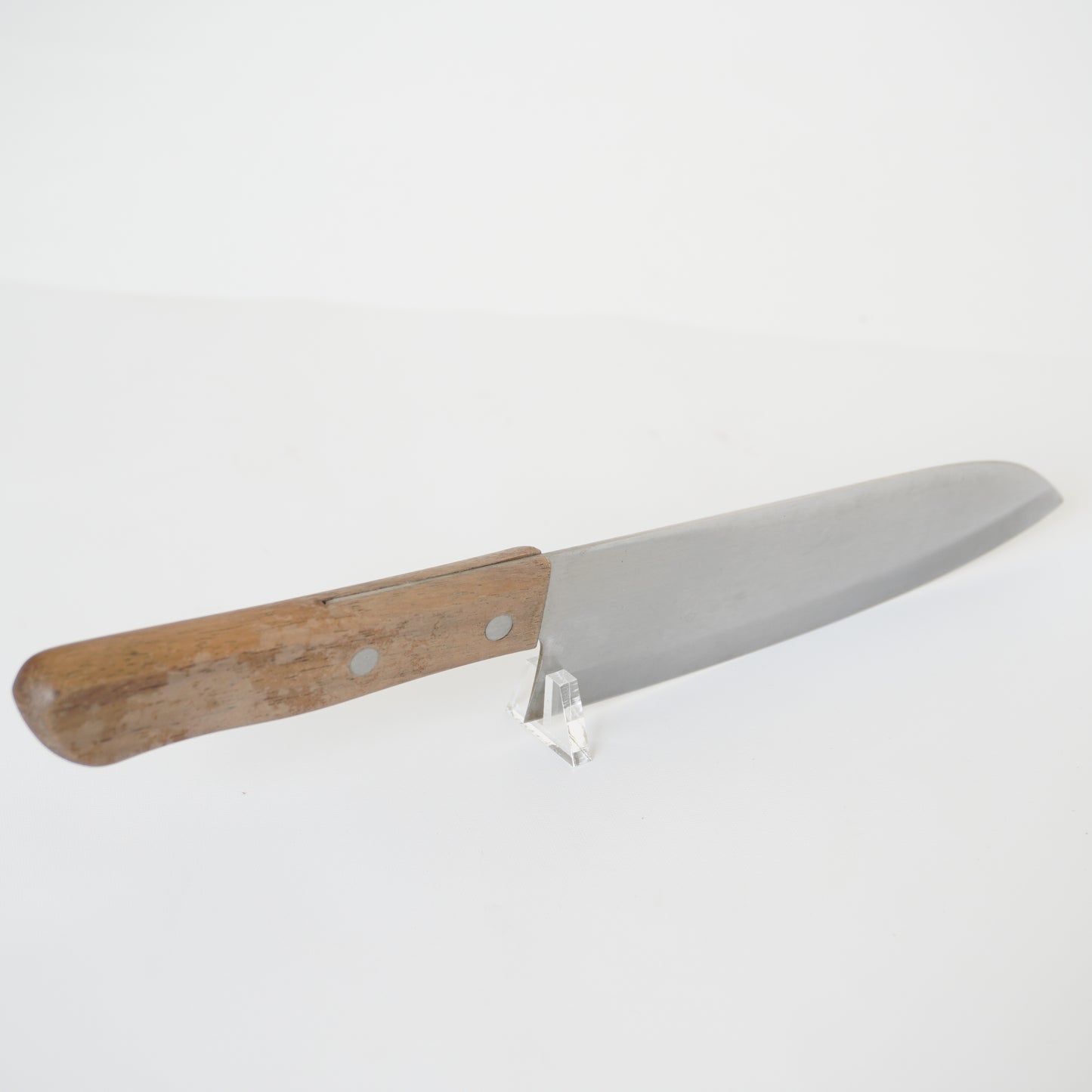 Noshu Magoroku Japanese Used Santoku Knife 165mm Vintage Lightweight Sushi F-359