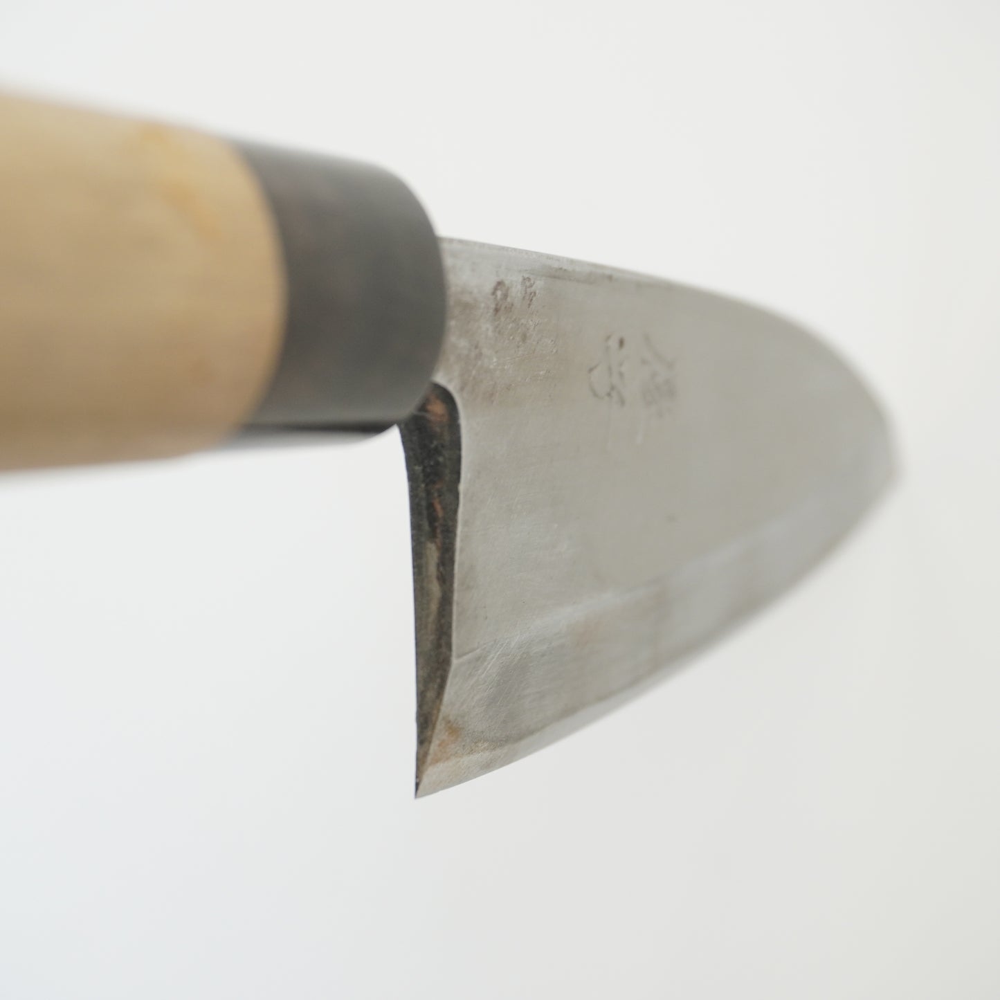 Yuko Japanese Used Deba & Yanagiba Knife Set Engraved Vintage High-Quality F-355