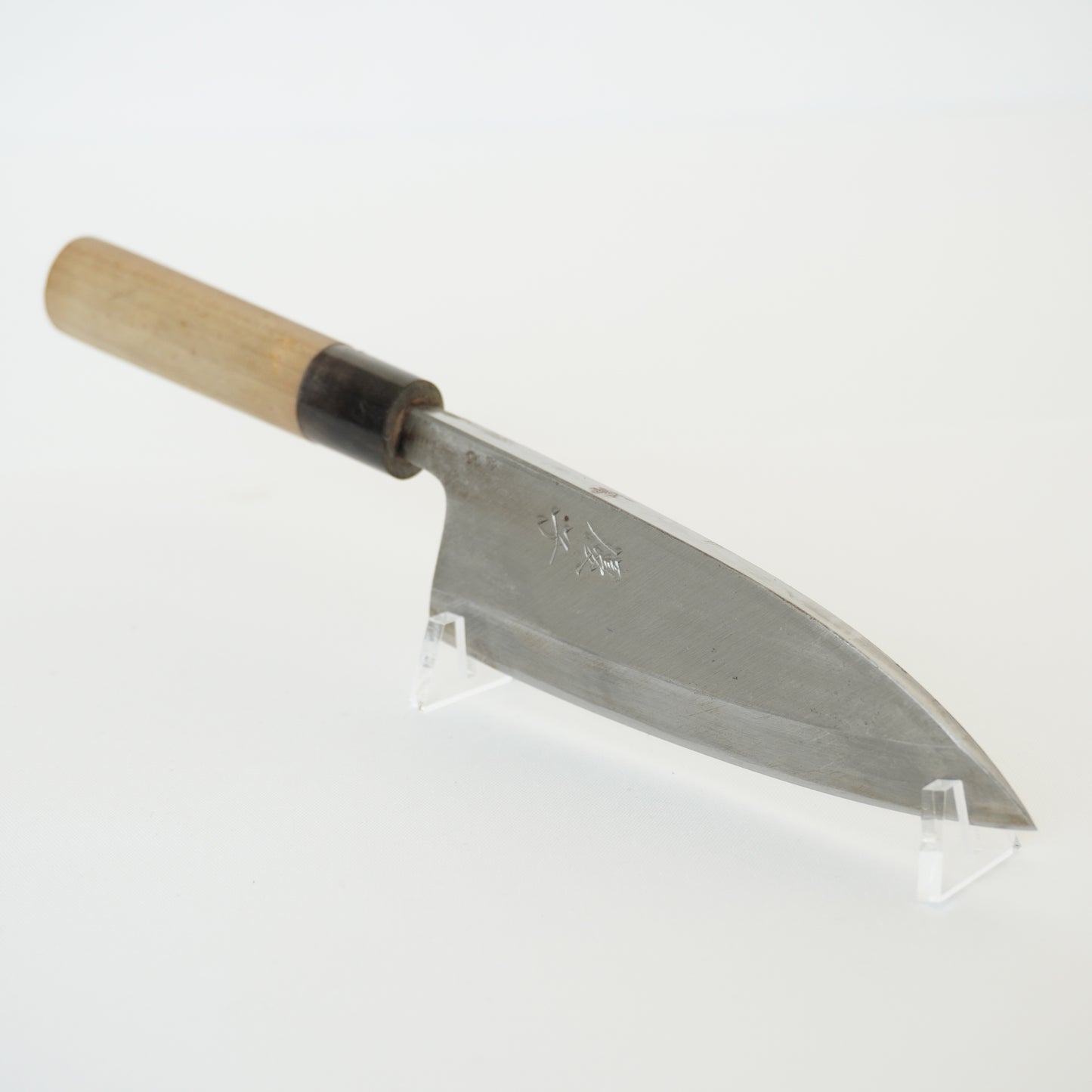 Yuko Japanese Used Deba & Yanagiba Knife Set Engraved Vintage High-Quality F-355