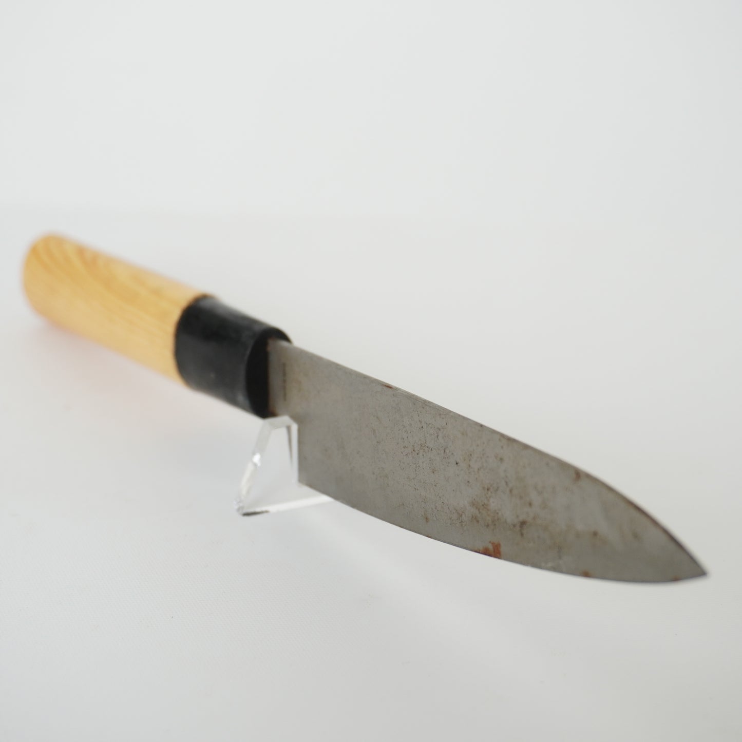 Rare Used Junk Chinese Kitchen Knife Combo Yanagiba Deba Mix F-373