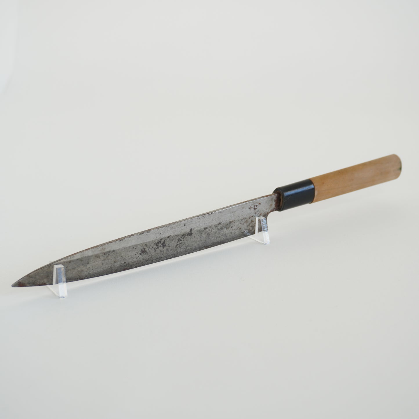 Japanese Used Vintage Knife Set with Box Sushi Sasimi F-394