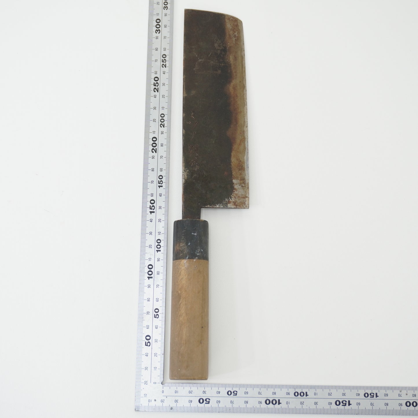 Japanese Used Black Blade Kitchen Knife Lot 3 Set Sushi Sasimi F-420