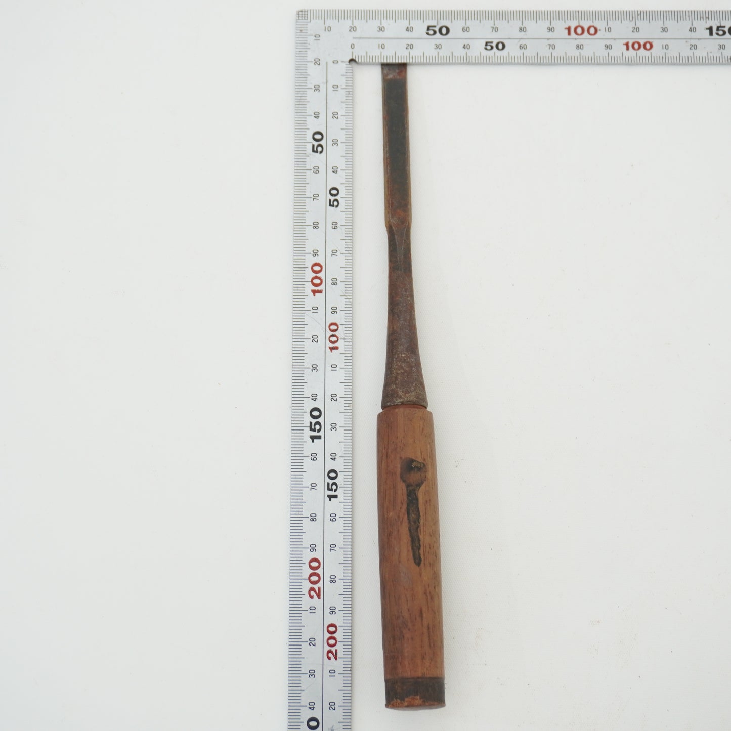 Vintage Damaged Japanese Wood Chisel Lot x4 Set Carpenter Tools From Japan K-319