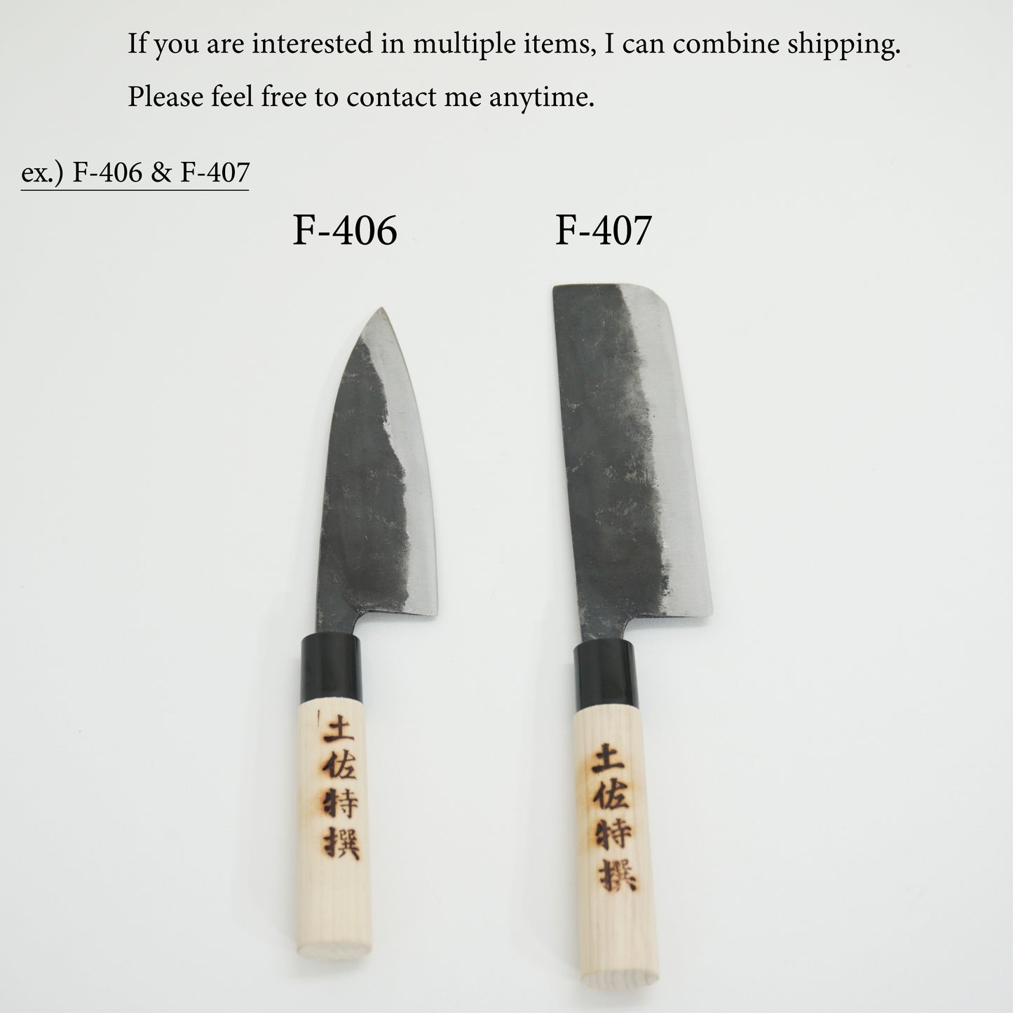 Brandnew! Japanese Tosa Kitchen Knife Boxed Santoku Sushi Sasimi F-408