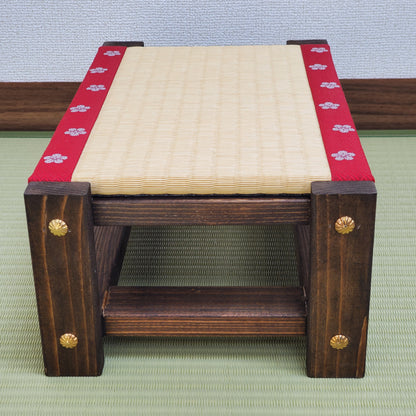 Tatami Japanese Display Stand Walnut Finish Sakura Edge Collection Nendoroid