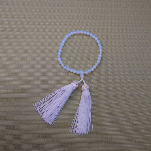 Japanese Buddhist Prayer Beads Juzu – Handmade Kyoto Rosary G-Opal Japan