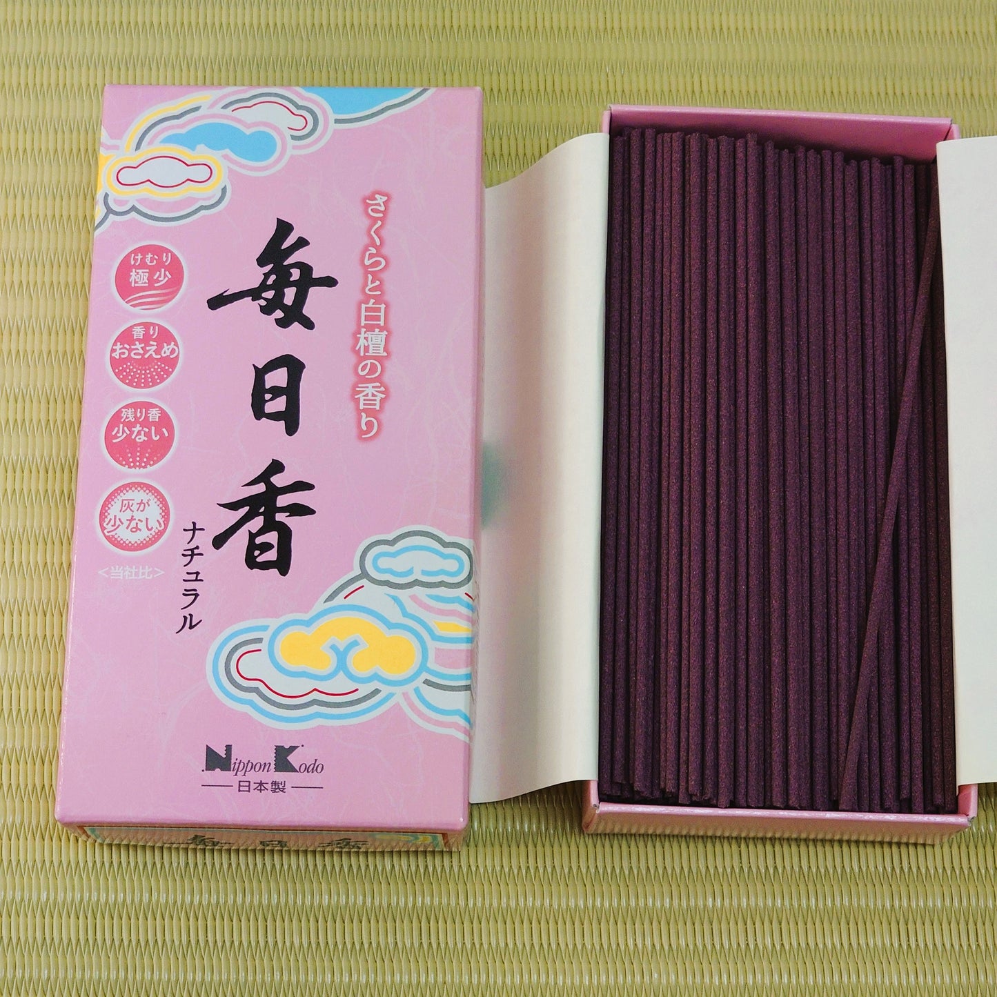 Japanese Incense - Mainichiko Sakura - Cherry Blossom and Sandalwood Aroma