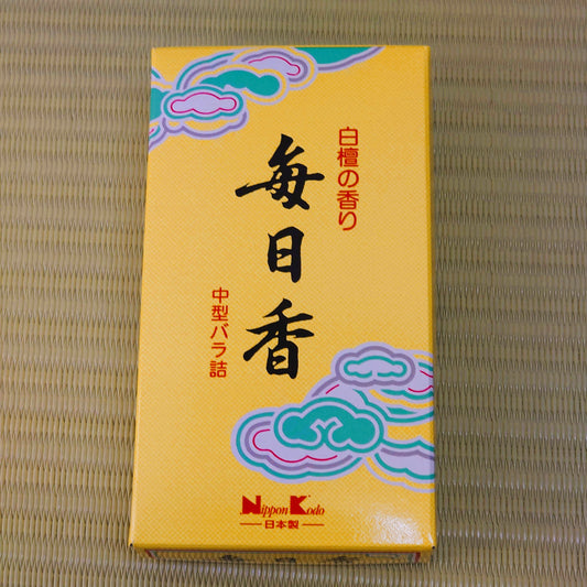 Mainichiko Incense - Sandalwood Scent - Traditional Japanese Aroma for Relaxation