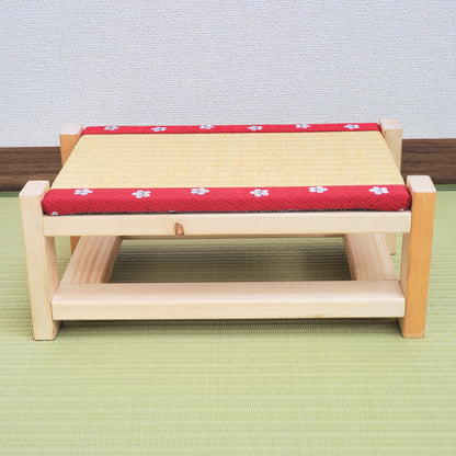 Tatami Display Stand Beeswax Finish Sakura Edge Japanese Collection Nendoroid