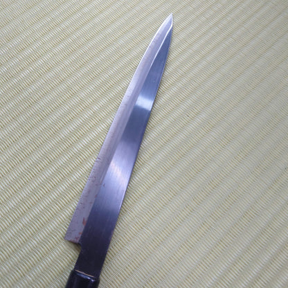 Sale! Tetsuhiro Japanese Yanagi Knife Black Blade Used Kitchen Japan Sasimi F-258