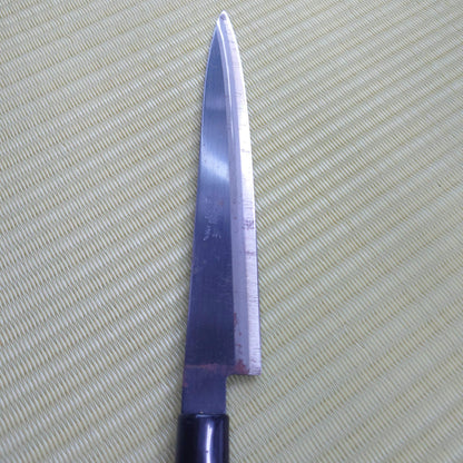 Sale! Tetsuhiro Japanese Yanagi Knife Black Blade Used Kitchen Japan Sasimi F-258