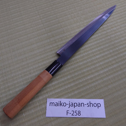 Sale! Tetsuhiro Japanese Yanagi Knife Black Blade Used Kitchen Japan Sasimi F-258