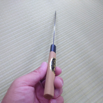 Sale! Yushun Japanese Yanagi Knife Black Blade Used Kitchen Sasimi Sushi F-259