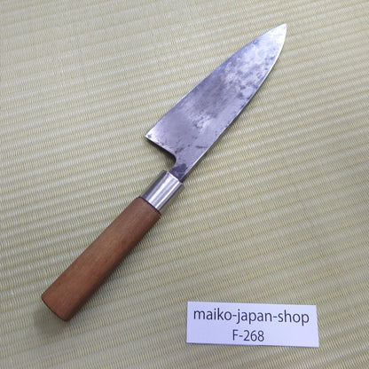 Sale! Tsuneyoshi Japanese Used Deba Kitchen Knife Black Blade Sasimi Sushi F-268