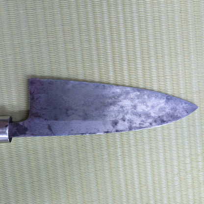 Sale! Tsuneyoshi Japanese Used Deba Kitchen Knife Black Blade Sasimi Sushi F-268