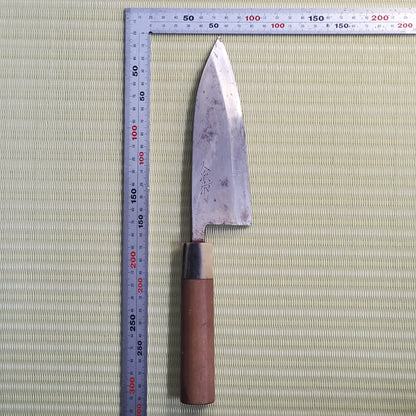 Kyuuji Deba Japanese Used Kitchen Knife 150mm Single Bevel Sushi Sashimi F-270