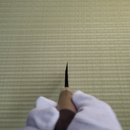 Kyuuji Deba Japanese Used Kitchen Knife 150mm Single Bevel Sushi Sashimi F-270
