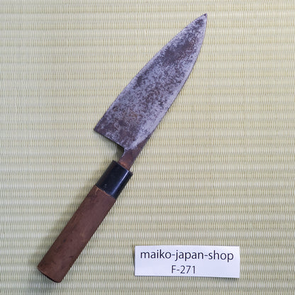 Sale! Japanese Used Deba Knife 150mm Single Bevel Sashimi Sushi F-271