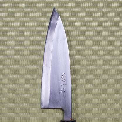 Rale! Left-Handed Kikuichi Used Deba Knife 155mm Sharpened Made in Japan F-274
