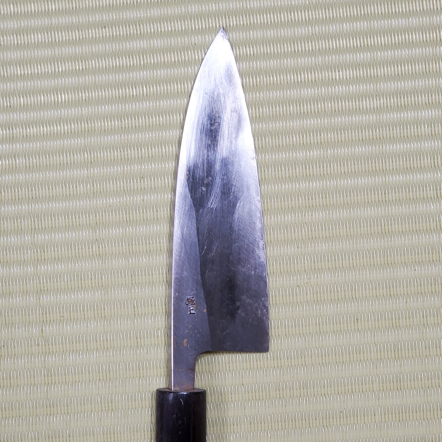 Rale! Left-Handed Kikuichi Used Deba Knife 155mm Sharpened Made in Japan F-274