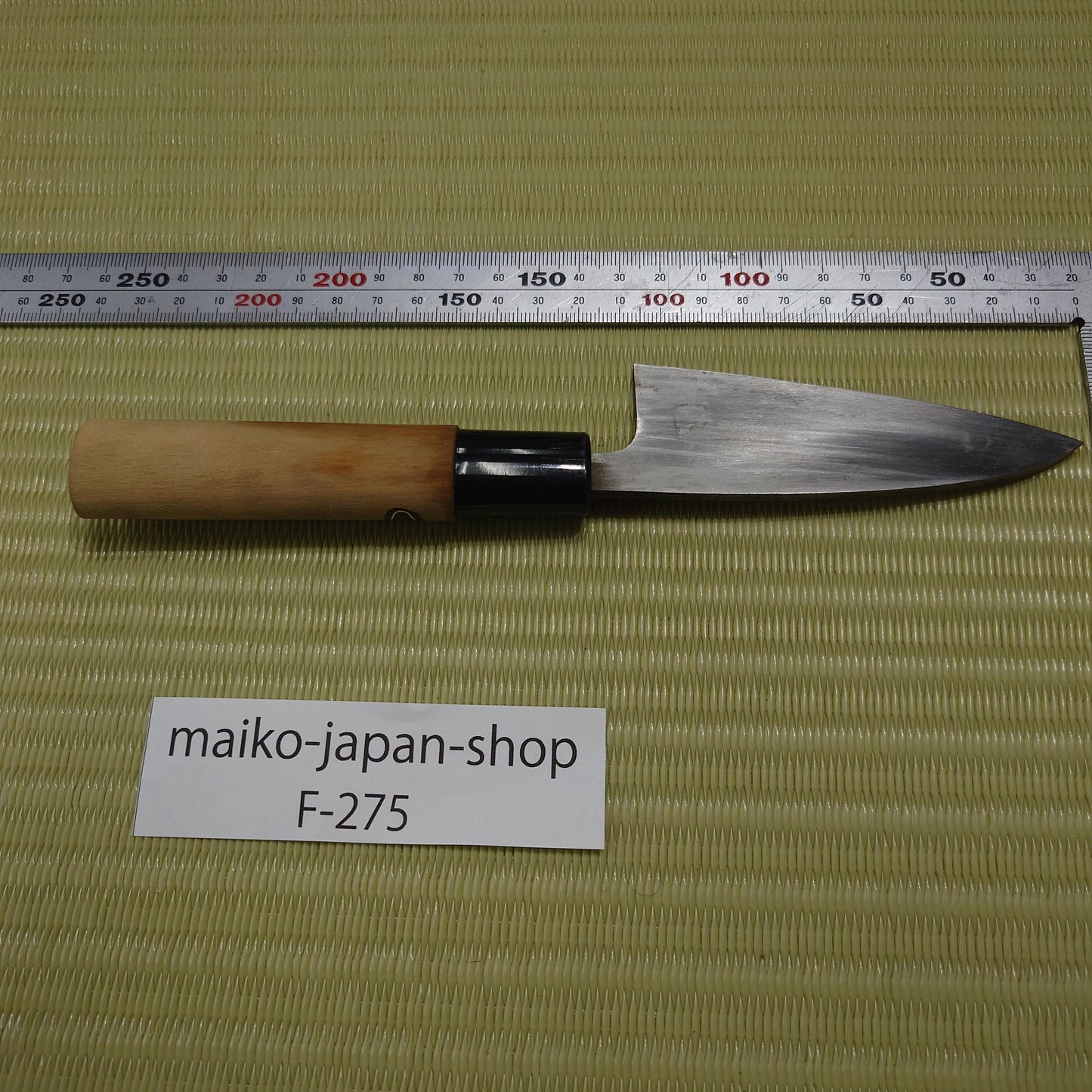 Japanese Deba Ajikiri Knife 105mm Compact Size Hammered Single Bevel F-275