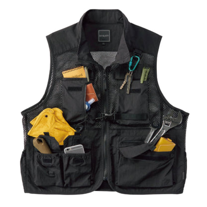 Lightweight Multi-Pocket Fishing Vest for Fly Fishing & Outdoor Use