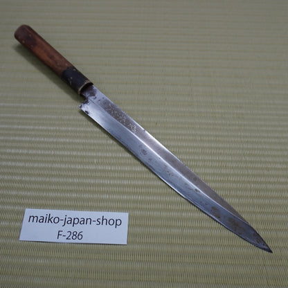 Sale! Yanagiba Knife 250mm White Steel Japanese Blade Sashimi Sushi F-286
